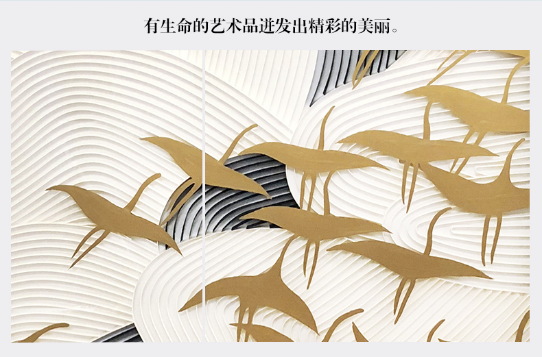 新品輕奢玄關(guān)掛畫 實物畫 客廳樣板房裝飾畫 方形純手繪油畫 歸去來兮