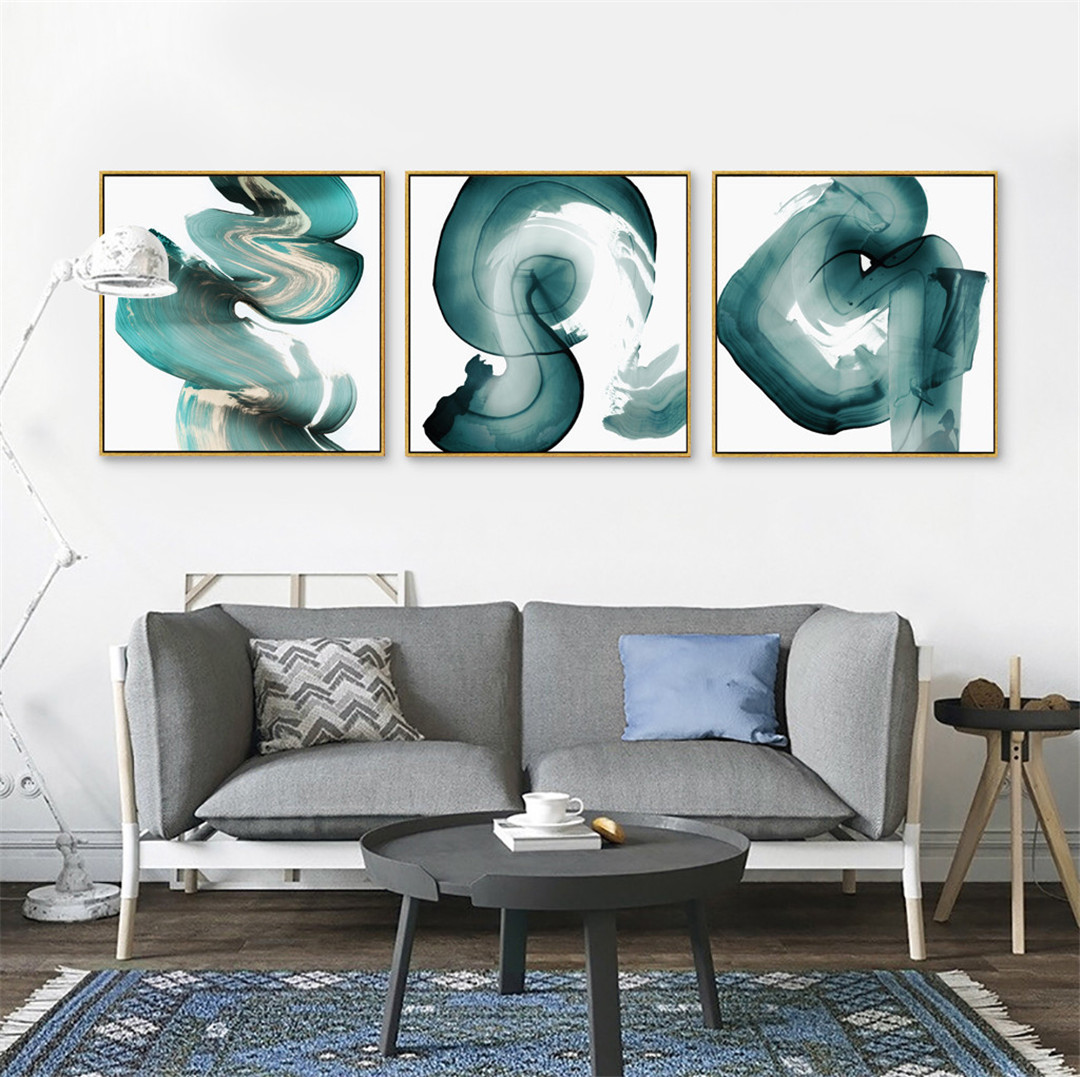 現(xiàn)代簡約客廳裝飾抽象事玄關(guān)臥室掛畫 晶瓷畫