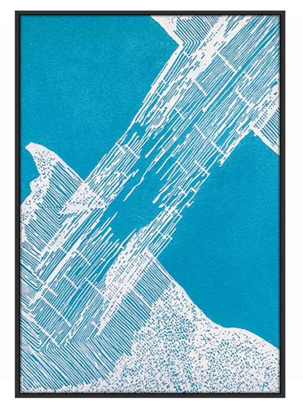 現(xiàn)代創(chuàng)意客廳裝飾畫 臥室原創(chuàng)手繪砂巖立體畫 走廊過道環(huán)保PS框掛畫 抽象畫2